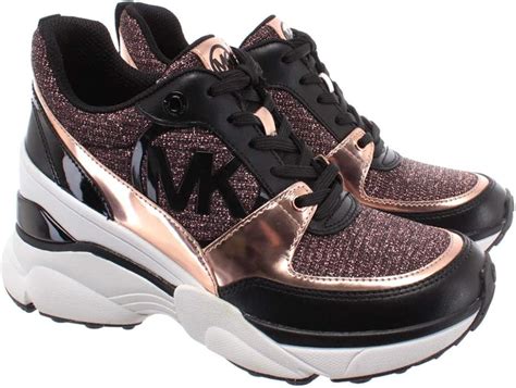 michael kors ballard sneakers|Michael Kors rose gold trainers.